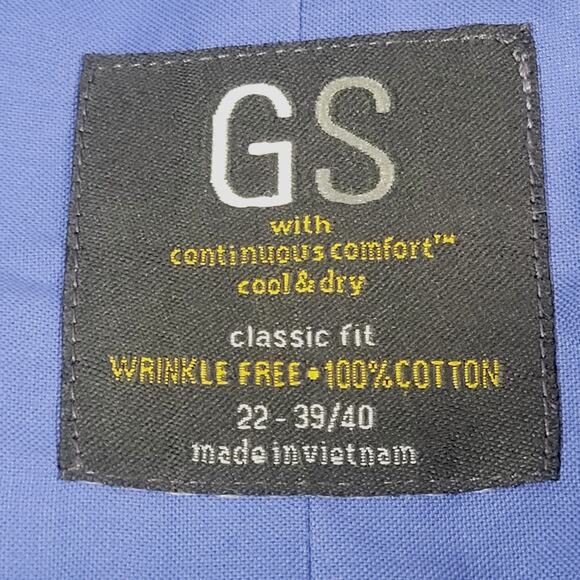 GS Men's Long Sleeve Shirt Size 22 39/40 - Picture 6 of 10